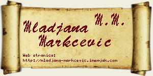 Mlađana Markčević vizit kartica
